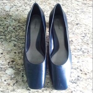 Womens croft & barrow Scarlet Navy Pump/Heel Size 6 1/2M